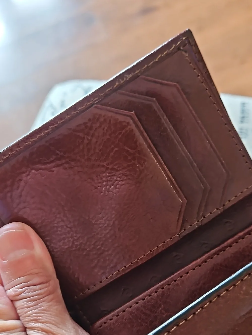 Pierre Cardin Brown Leather Bifold Wallet